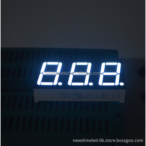 Low Cost Digital Signage: Pure Red 7 Segment LED Display, Three Digit, 0.56 Inch